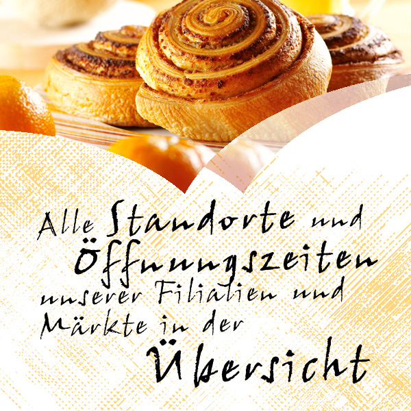 Unsere Öffnungszeiten und Standorte